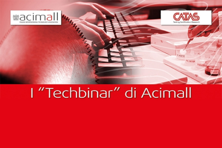 TECHBINAR DI ACIMALL E CATAS SU IL LEGNO: ESSICCAZIONE O TERMOTRATTAMENTO?